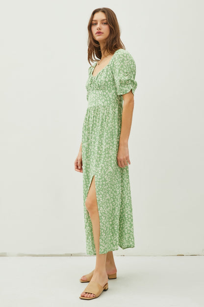 Laura Floral Smocked Maxi Dress