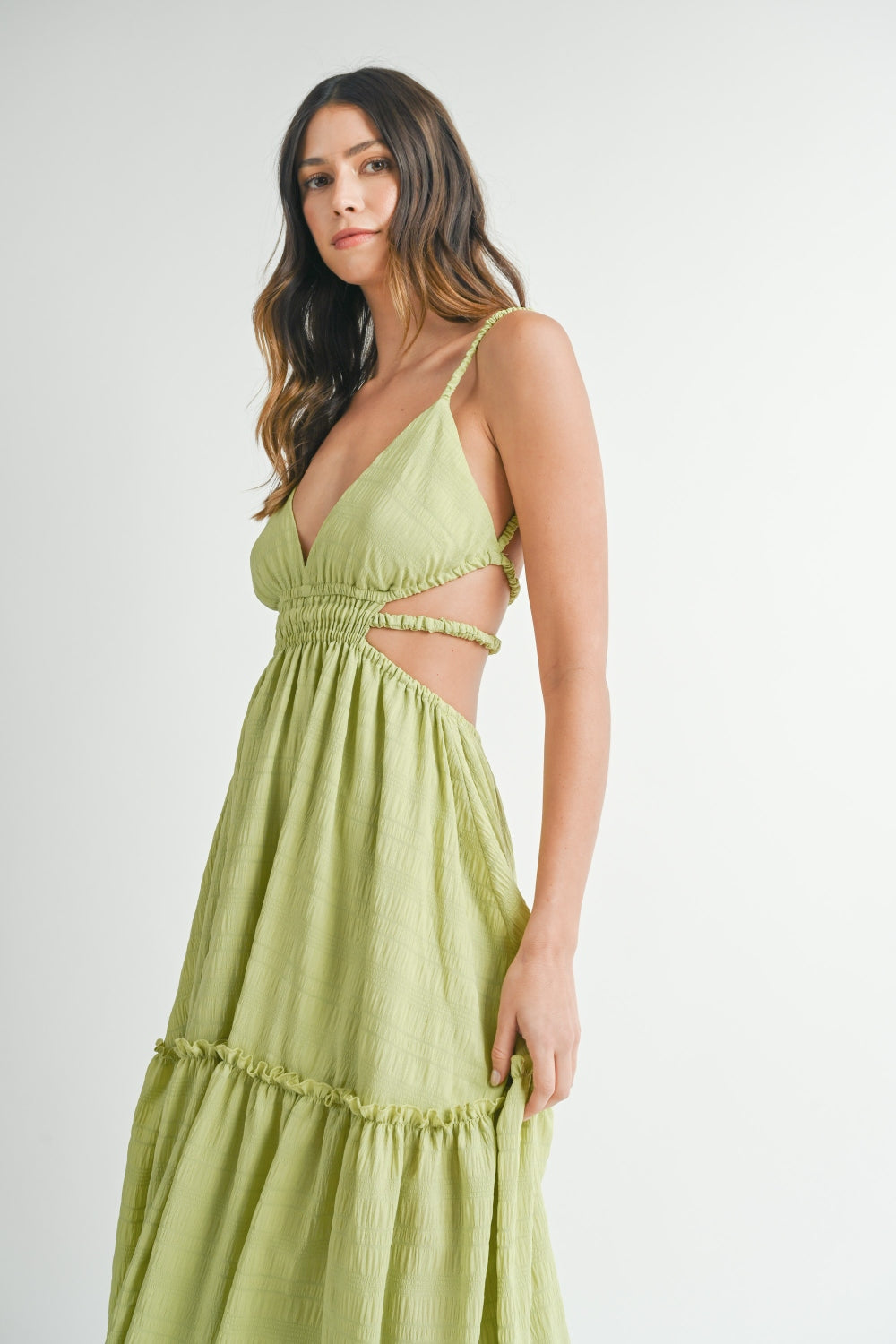 Zoey Backless Cutout Maxi Dress