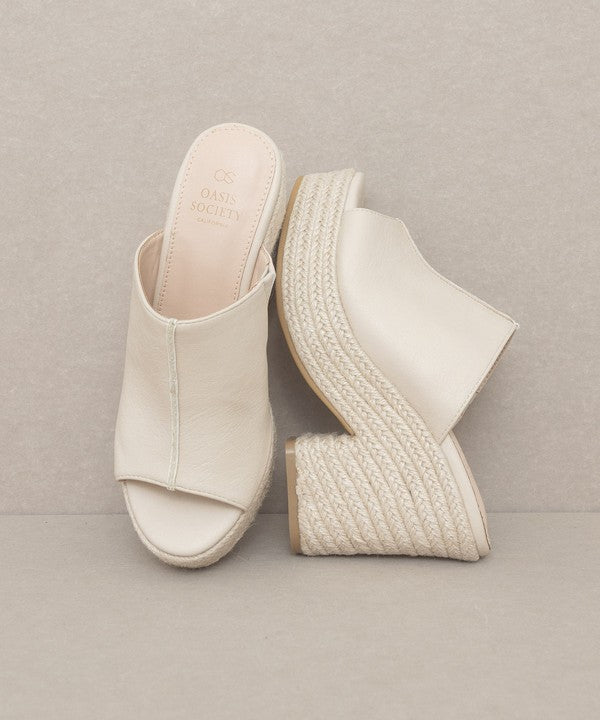 Darcy Espadrille Platform Slides