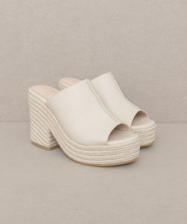 Darcy Espadrille Platform Slides