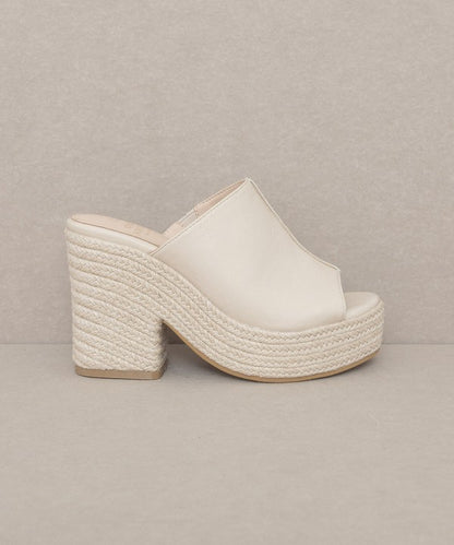 Darcy Espadrille Platform Slides