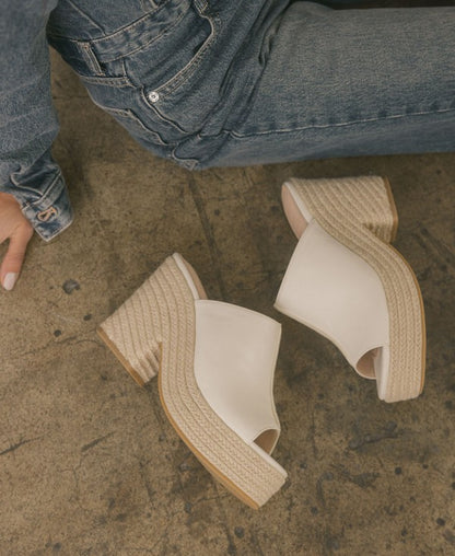 Darcy Espadrille Platform Slides