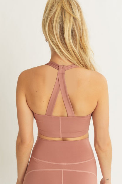 Lainey Activewear Halter Crop Top