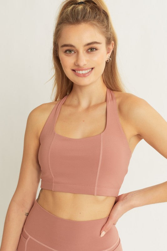 Lainey Activewear Halter Crop Top