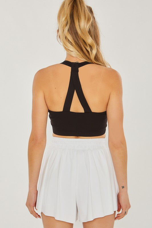 Lainey Activewear Halter Crop Top