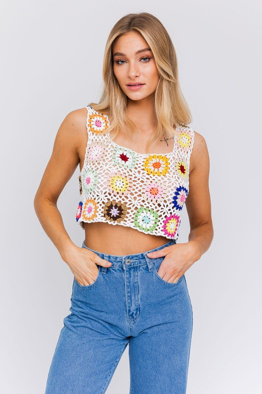 Arya Crochet Crop Top