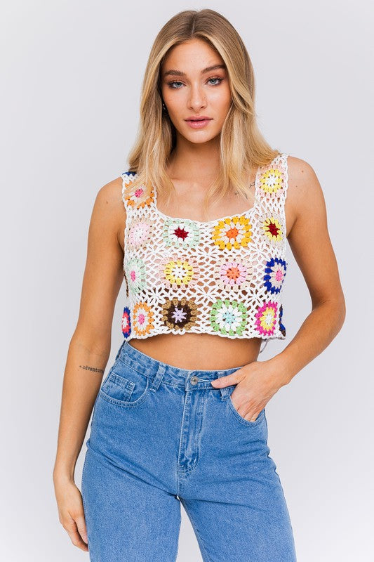 Arya Crochet Crop Top