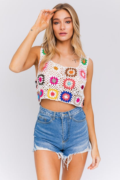 Arya Crochet Crop Top