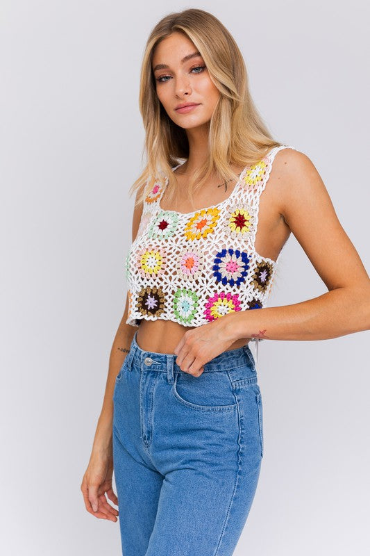 Arya Crochet Crop Top