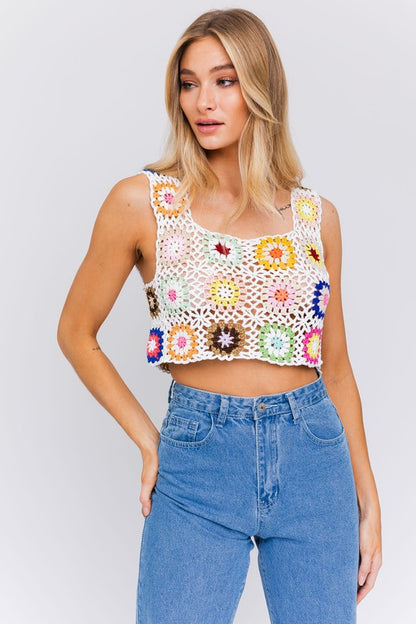 Arya Crochet Crop Top