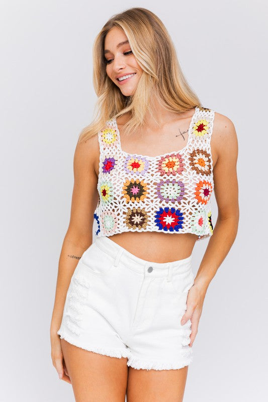 Arya Crochet Crop Top