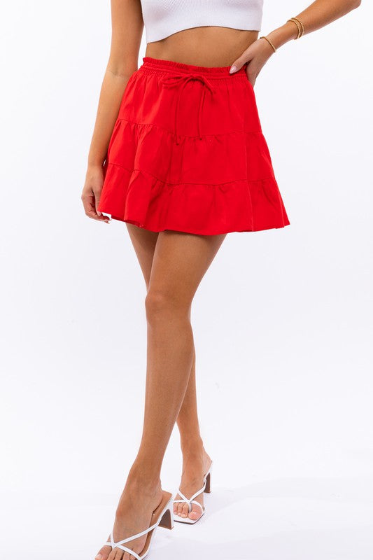 Cora Tiered Ruffle Skirt - Set