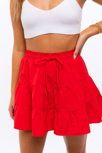 Cora Tiered Ruffle Skirt - Set