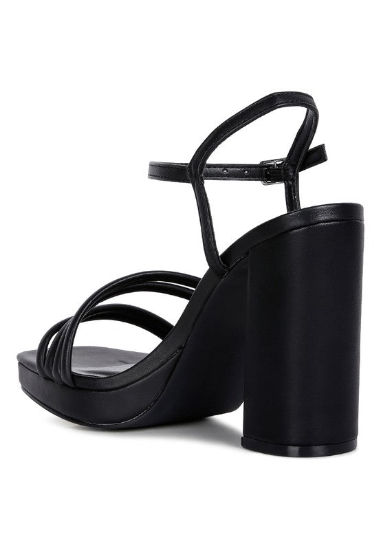 Tiana Platform Strappy Sandals