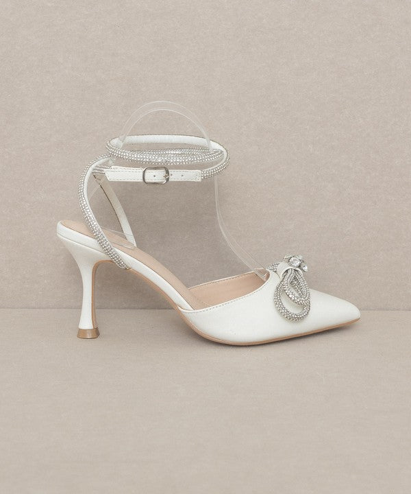 Viviana Bow Front Kitten Heel