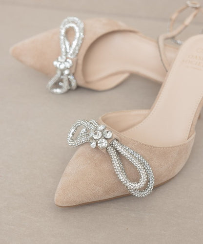 Viviana Bow Front Kitten Heel