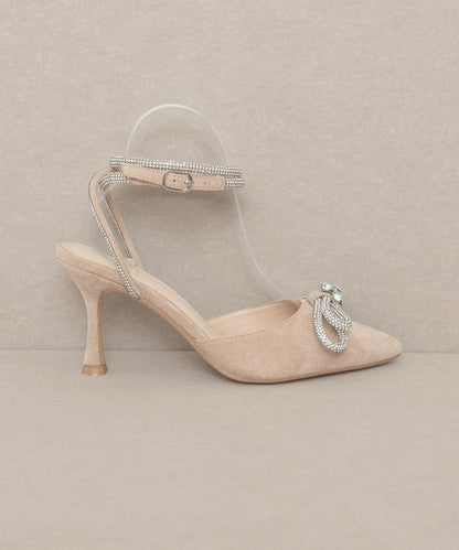 Viviana Bow Front Kitten Heel