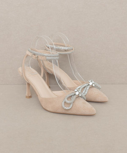 Viviana Bow Front Kitten Heel