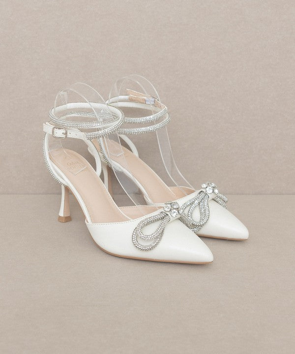 Viviana Bow Front Kitten Heel