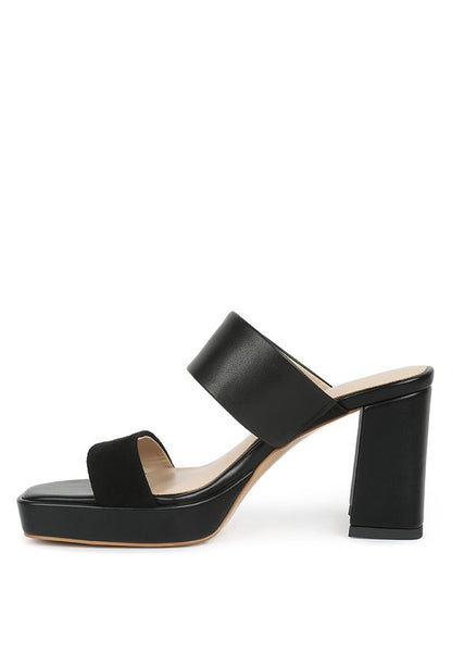 Eddlia Slip On Platform Heels