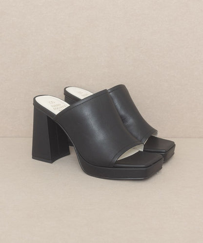 Anya Slip On Platform Heels