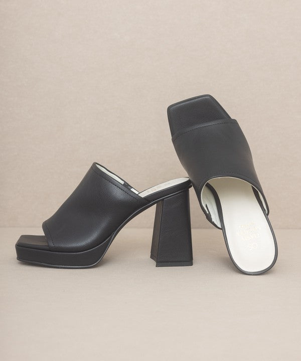 Anya Slip On Platform Heels