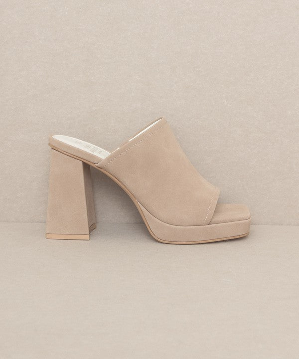 Anya Slip On Platform Heels