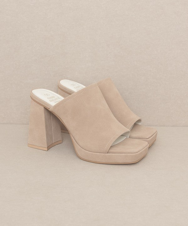 Anya Slip On Platform Heels