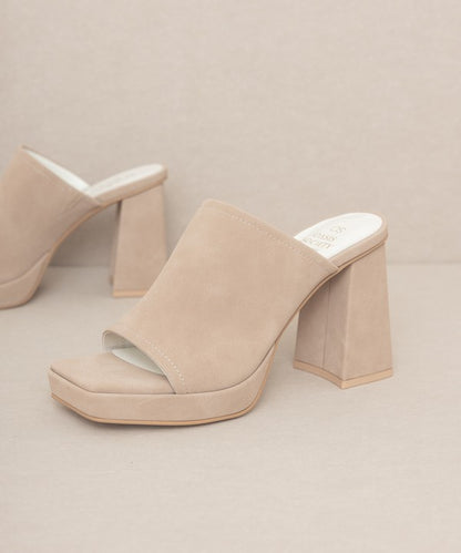 Anya Slip On Platform Heels