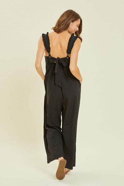 Genesis Black Tie Jumpsuit