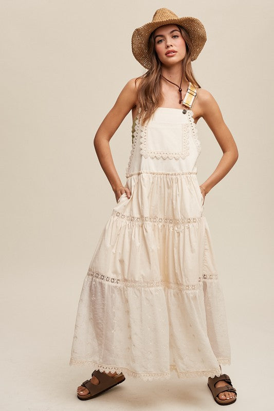 Maisie Overall Tiered Maxi