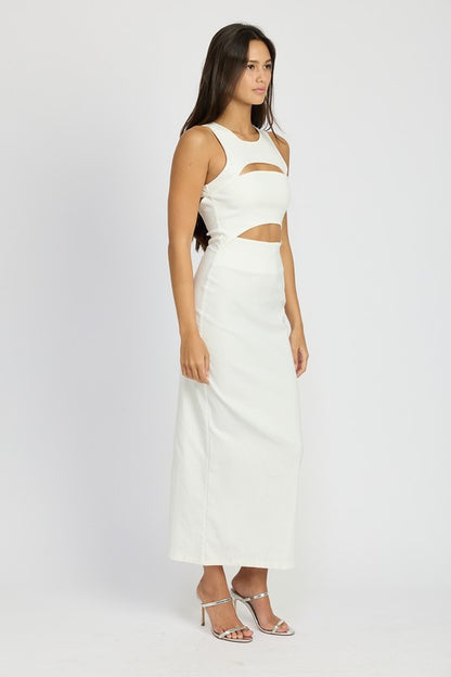 Charlie Cut Out Midi Dress