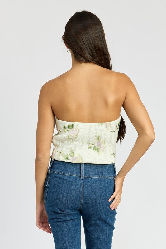 Eve Floral Print Tube Top