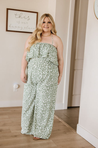 Milani Floral Leaf Jumpsuit