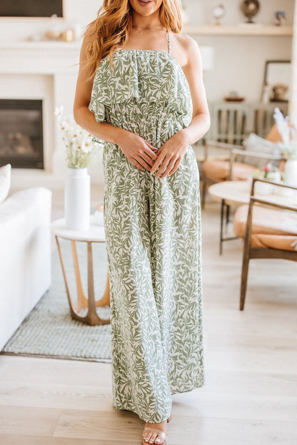 Milani Floral Leaf Jumpsuit