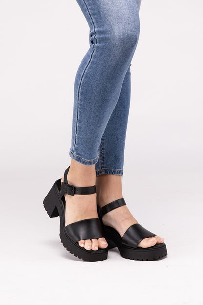 Raven Rugged Platform Heels