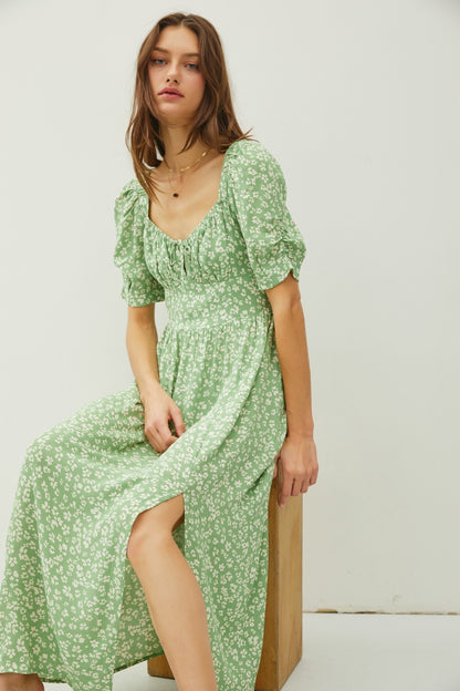 Laura Floral Smocked Maxi Dress