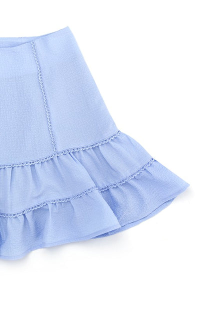 Dallas Smocked Ruffle Skirt Set