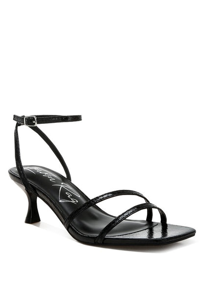 Deacon Faux Leather Strappy Sandals