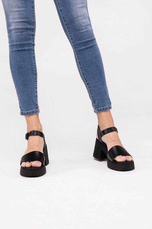 Raven Rugged Platform Heels