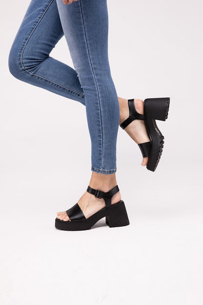 Raven Rugged Platform Heels