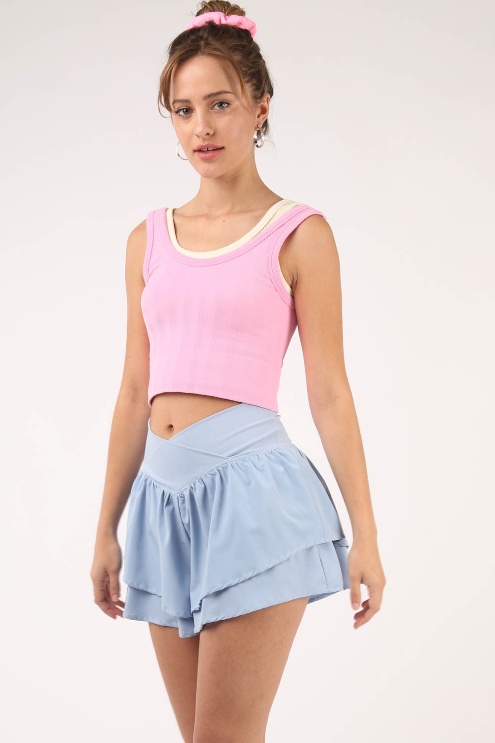 Romy V-Shaped Active Shorts