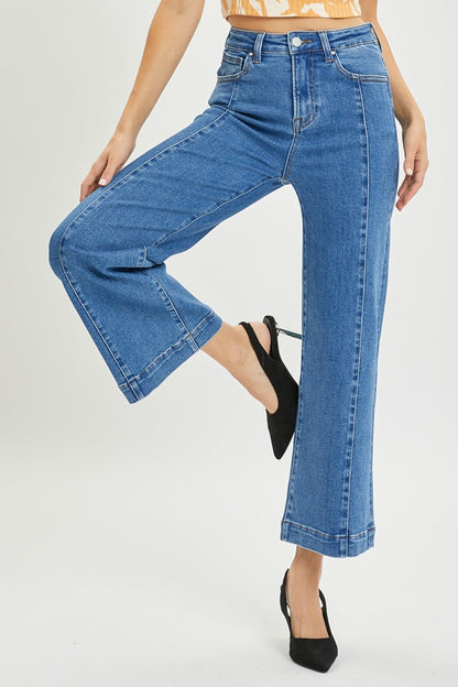 Elissa High Rise Wide Leg Jeans