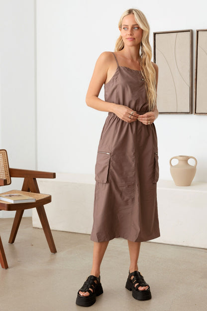 Tasha Cargo Midi Dress