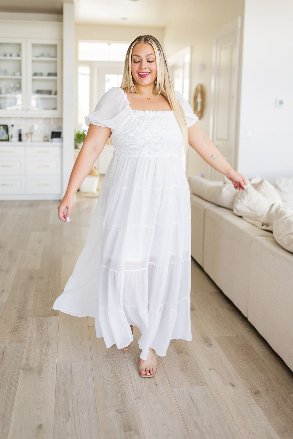 Ellen Puff Sleeve Maxi Dress