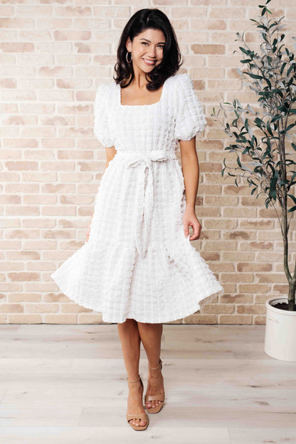 Hadly Bubble Midi Dress