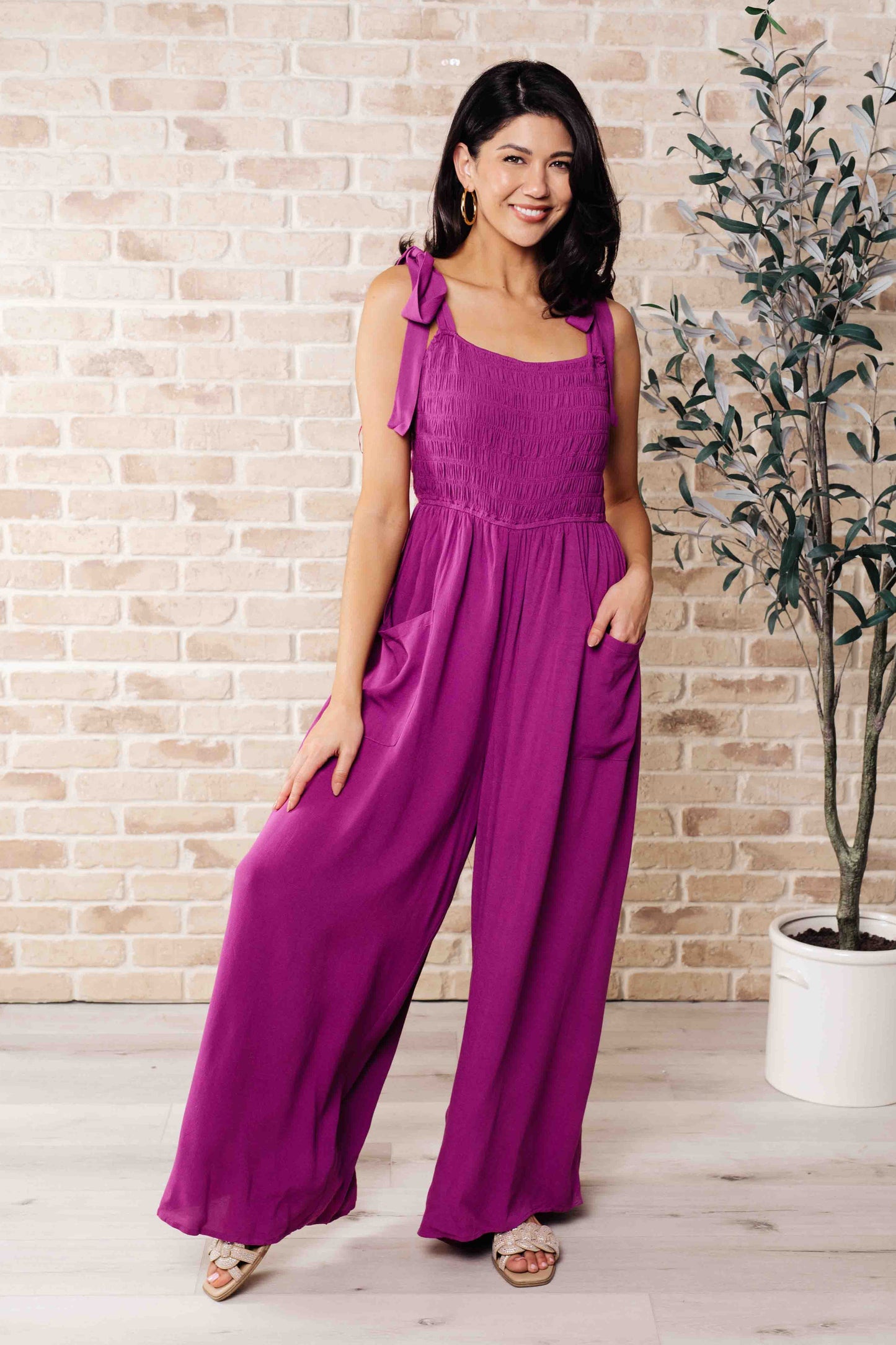 Lennon Wide Leg Jumpsuit