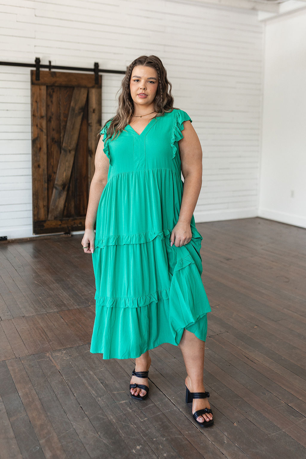 Juliana Tiered Midi Dress