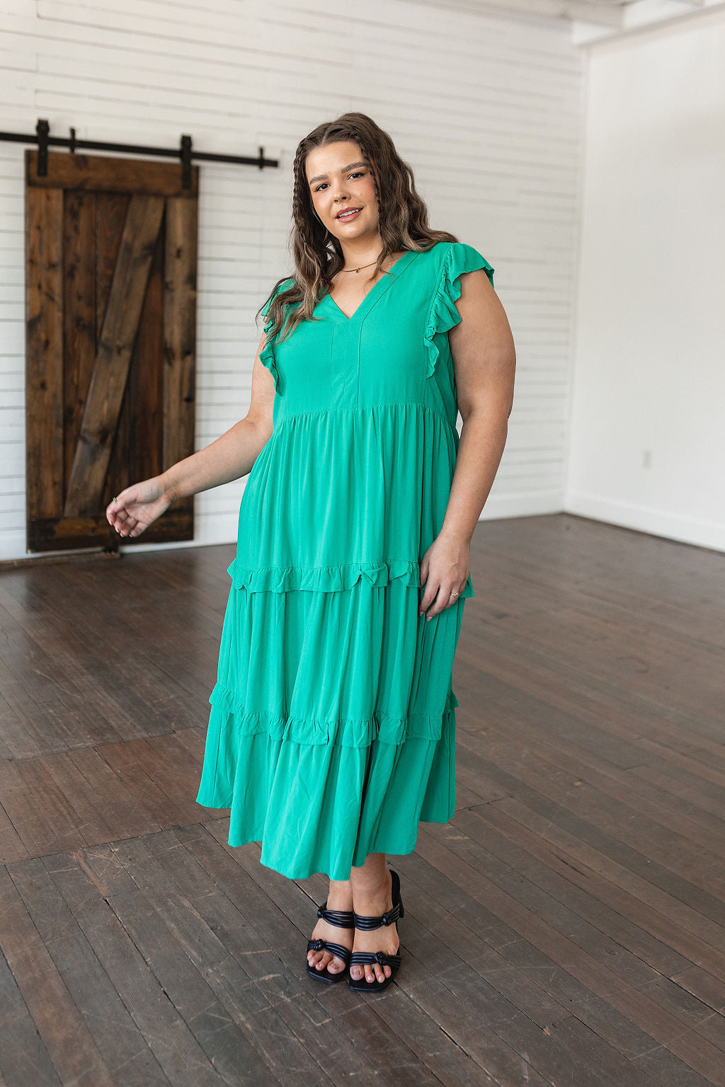 Juliana Tiered Midi Dress