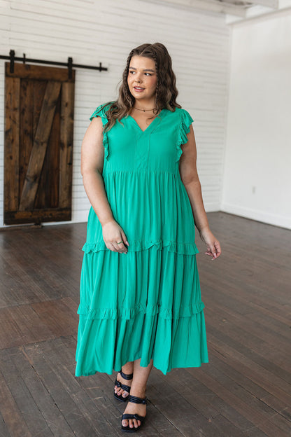 Juliana Tiered Midi Dress